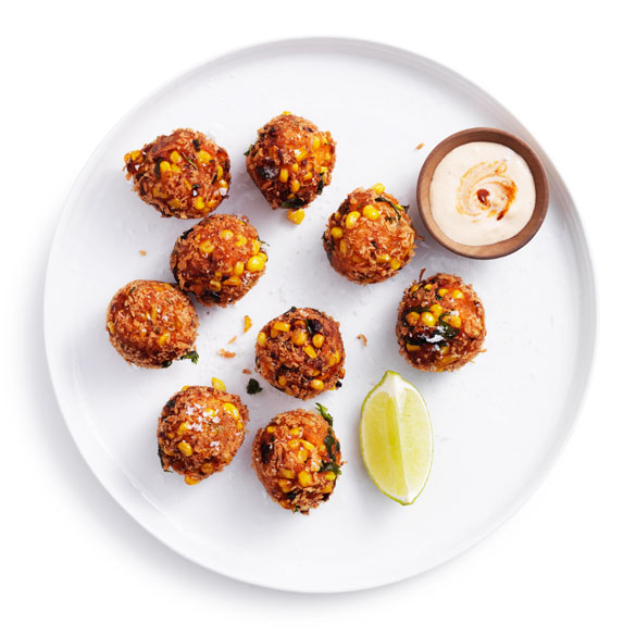 Fresh, tasty, and healthy – Try our mexican sweet potato and corn fritters.