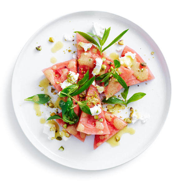 Fresh, quick, and healthy – Try our watermelon, mint and feta salad.