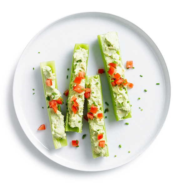 Fresh, quick, and healthy – Try our avocado celery stuffers.